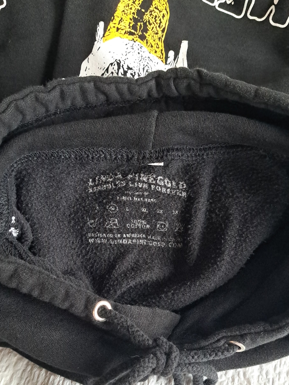Emotional Meltdown Black Graphic Hoodie - Men's Sweatshirt - Picture 6 of 6